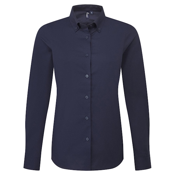 Premier Dam/Dam Supreme Oxford Långärmad Skjorta L Marinblå Navy L