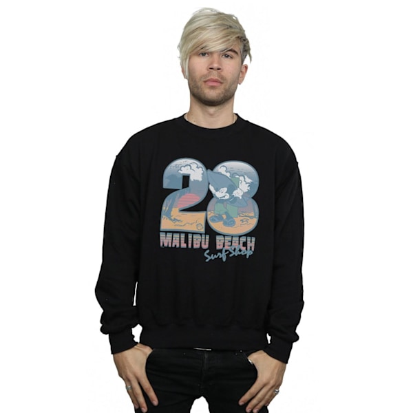 Disney Herr Mickey Mouse Surf Shop Sweatshirt S Svart Black S