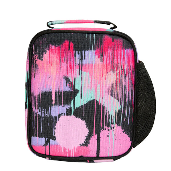 Hype Spray Paint Lunch Bag One Size Svart/Rosa Black/Pink One Size