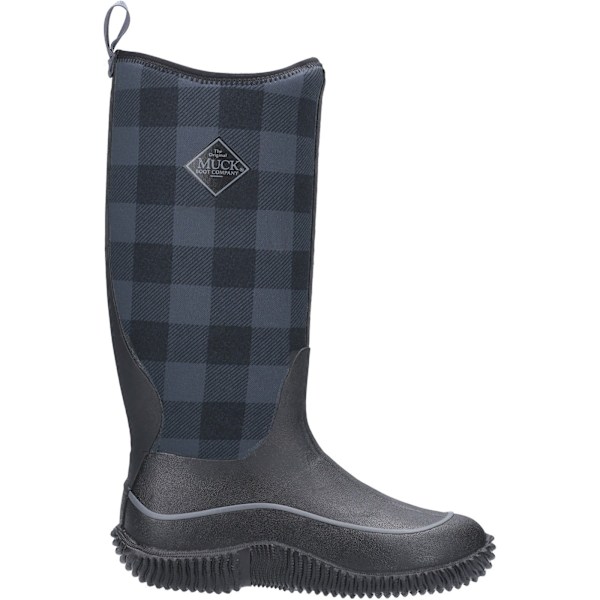 Muck Boots Dam/Dam Hale Wellington Stövlar 6 UK Svart/Grå P Black/Grey Plaid 6 UK