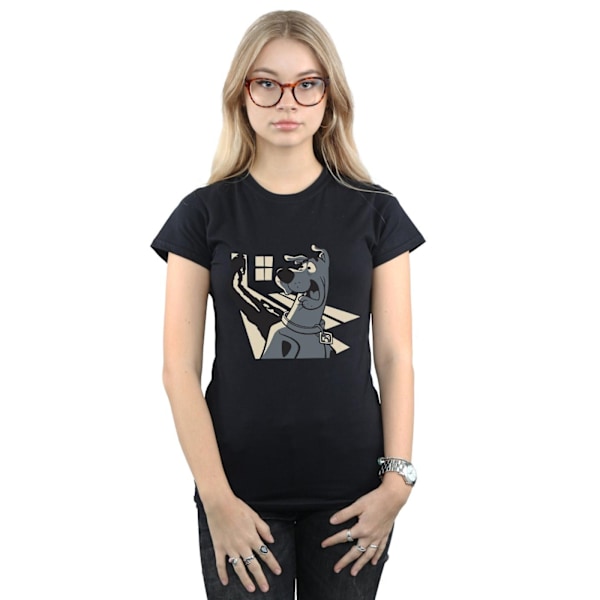 Scooby Doo Dam/Kvinnor Skugga Spöke Bomull T-shirt M Svart Black M