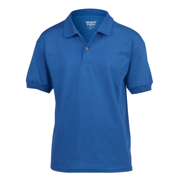 Gildan Childrens/Kids Dryblend Jersey Stickad Polo Shirt 7-8 Ye Royal Blue 7-8 Years
