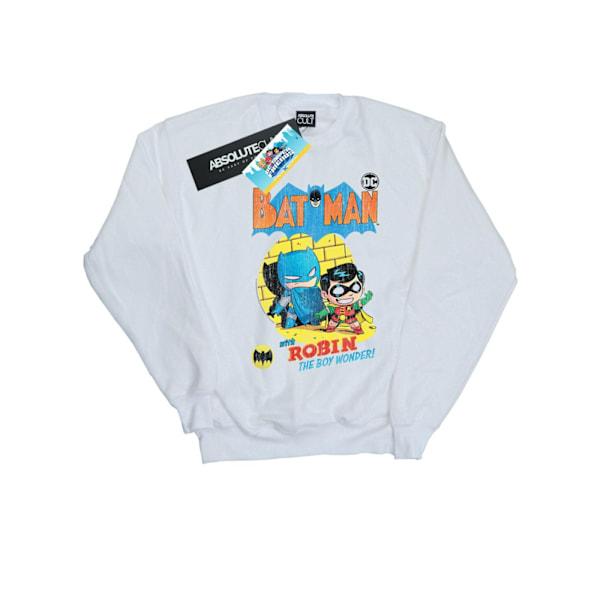 DC Comics Super Friends Batman The Boy Wonder Sweatshirt 3 White 3XL