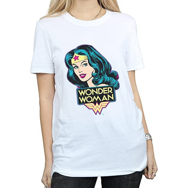 Wonder Woman Dam-/Damhuvud bomull T-shirt XXL Vit White XXL