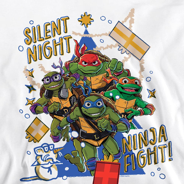 Teenage Mutant Ninja Turtles: Mutant Mayhem Unisex Vuxen Silent White M