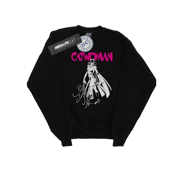 DC Comics Catwoman Whip Sweatshirt S Svart Black S