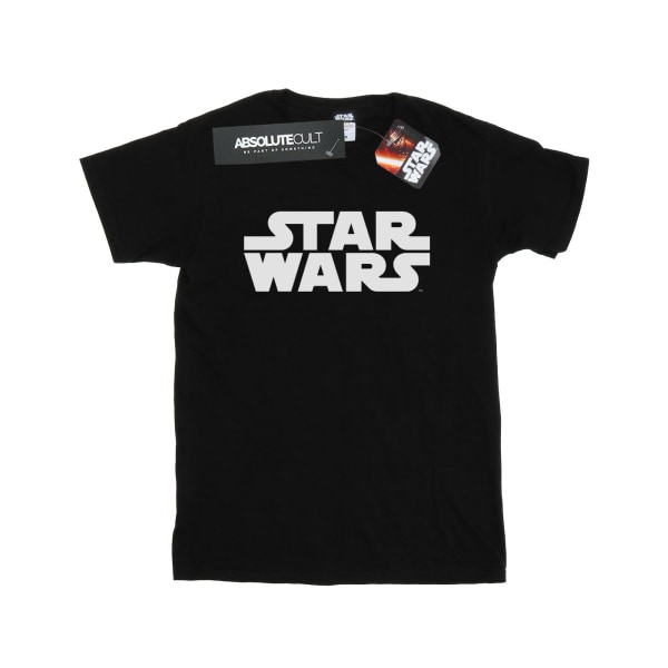 Star Wars Boys Classic Logo T-Shirt 7-8 Years Black Black 7-8 Years