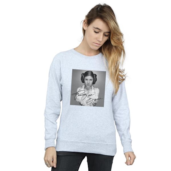 Star Wars Dam/Damer Princess Leia Organa Sweatshirt XXL Spo Sports Grey XXL