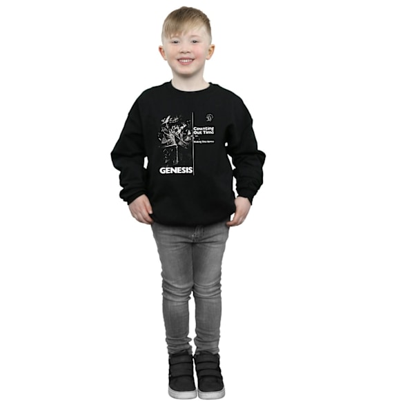 Genesis Boys Counting Out Time Sweatshirt 5-6 år Svart Black 5-6 Years