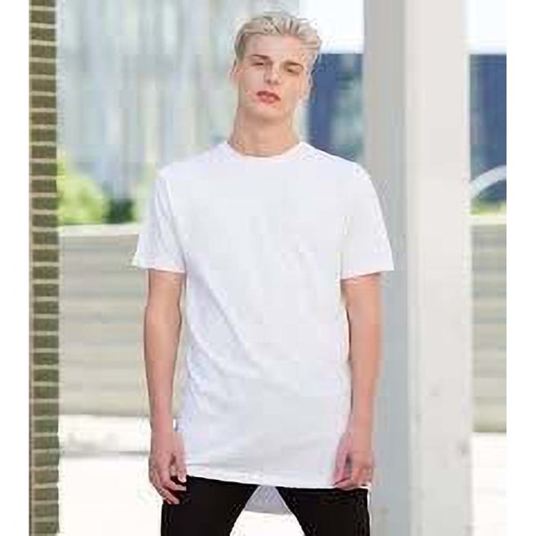 Skinnifit Herr Longline T-shirt L Vit White L