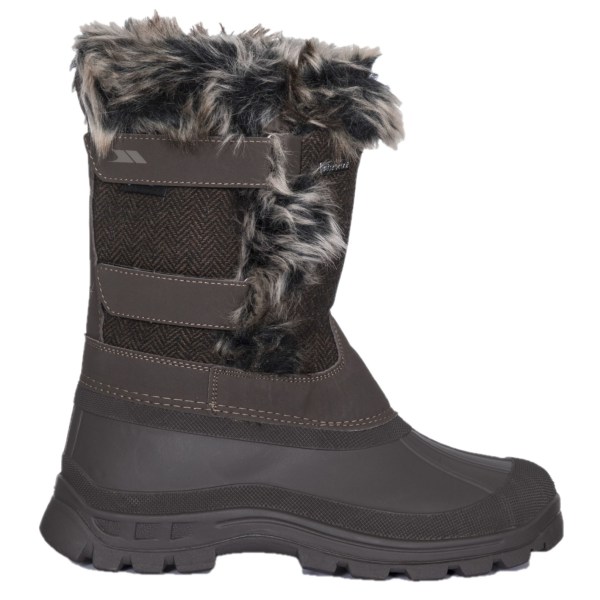 Trespass Dam/Dam Brace Winter Snow Boots 3 UK Peat Peat 3 UK