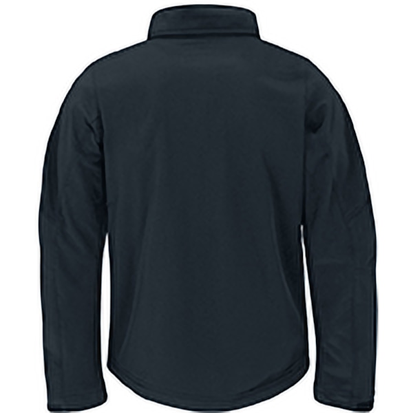 B&C Herr Huvtröja Softshell Andningsbar, Vattentät & Vindtät Ja Navy Blue M
