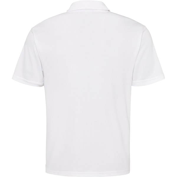 AWDis Just Cool Herr Poloshirt i enfärgad sportmodell 3XL Arctic White Arctic White 3XL