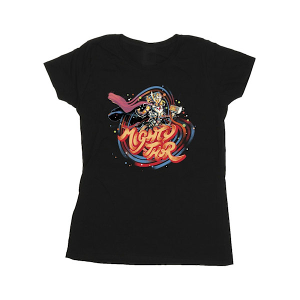 Marvel Dam/Kvinnor Thor Love And Thunder Mighty Thor Swirl Co Black M