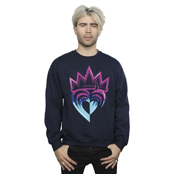 Disney Herr Descendants Rosa Krona Sweatshirt S Marinblå Navy Blue S