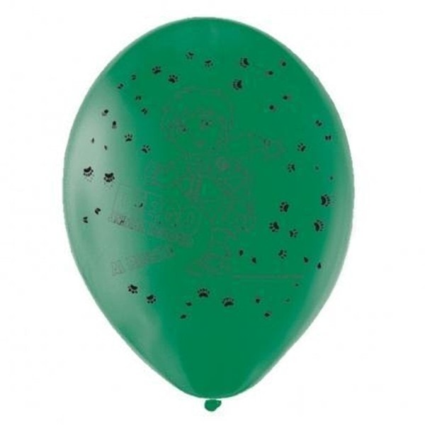 Go Diego Go Latexballonger (6-pack) One Size Grön/Svart Green/Black One Size