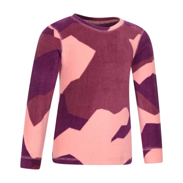Mountain Warehouse Barn/Kids Camo Polar Fleece Underställ Coral 2-3 Years