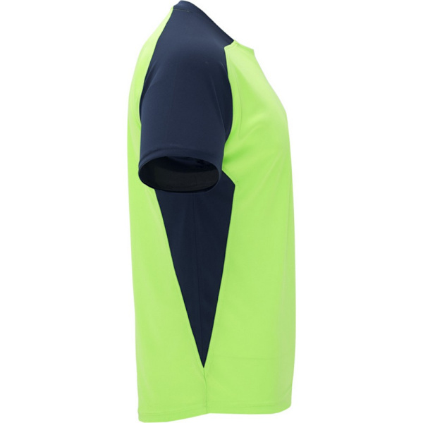 Roly Barn/Barn Bugatti Kortärmad Sport T-shirt 8 År Fluro Green/Navy 8 Years