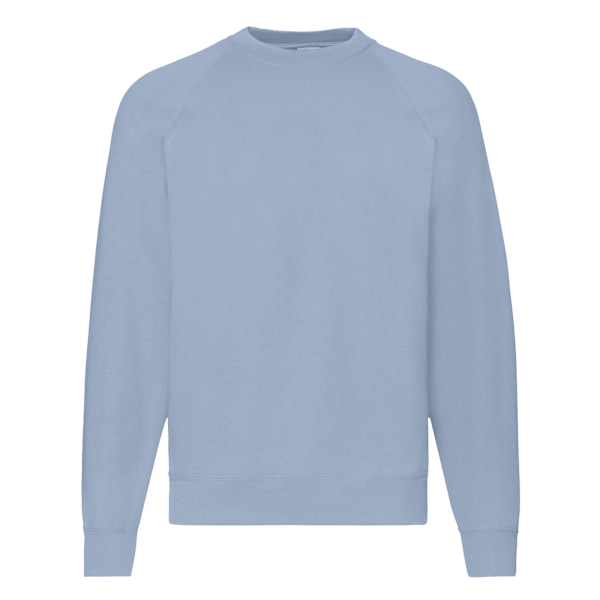 Fruit Of The Loom Raglanärm Belcoro® Sweatshirt M Mine för män Mineral Blue M