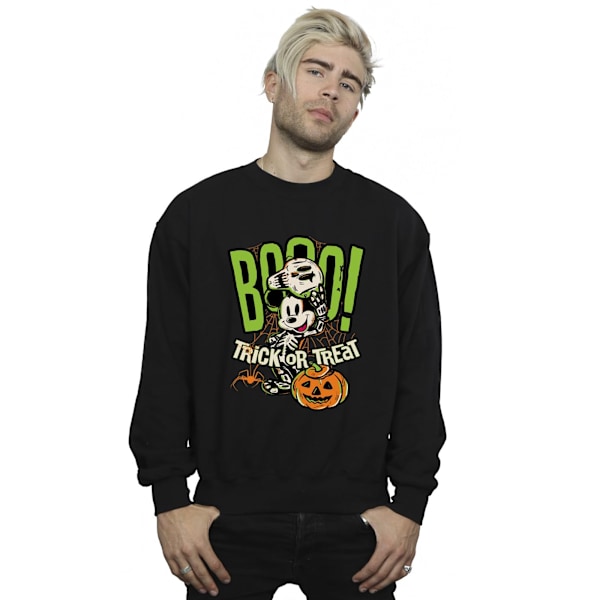Mickey Mouse Herr Boo Sweatshirt L Svart Black L