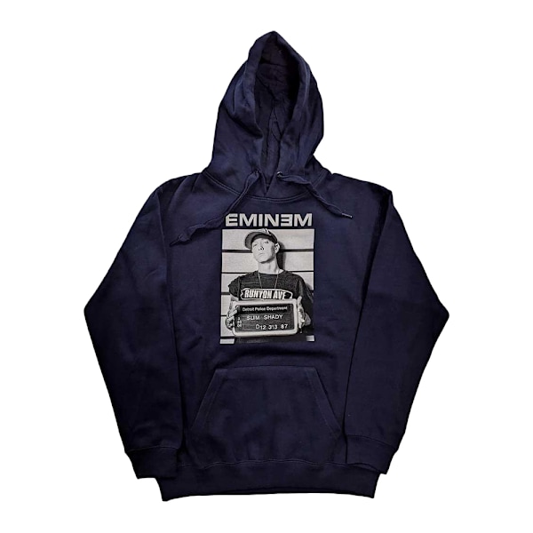 Eminem Unisex Adult Arrest Pullover Hoodie XL Marinblå Navy Blue XL