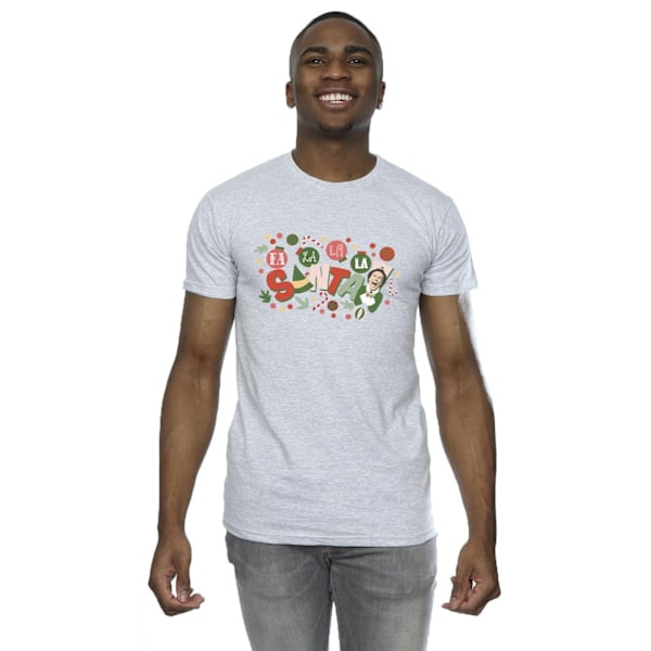 Elf Herr Santa Fa La La T-shirt XL Sports Grey Sports Grey XL
