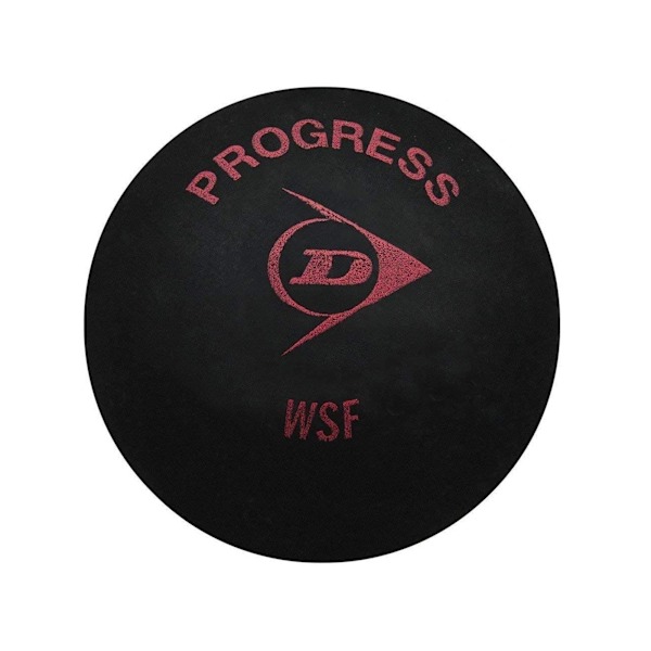 Dunlop Progress Squashbollar (12-pack) One Size Svart Black One Size