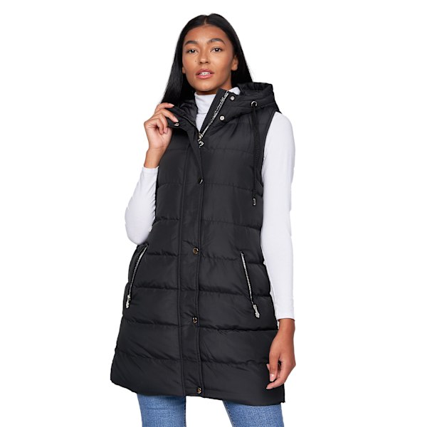 Crosshatch Dam/Kvinnor Samantha Gilet 14 UK Svart Black 14 UK