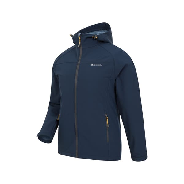 Mountain Warehouse Exodus Vattentät Softshelljacka Herr XXS Blue XXS