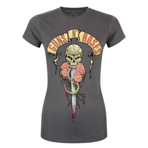 Guns N Roses Dam/Dam Dripping Dagger T-shirt S Charcoal G Charcoal Grey S
