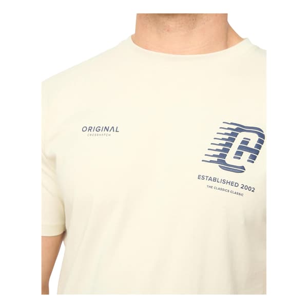 Crosshatch Herr Morville T-shirt i bomull M Neutral Neutral M