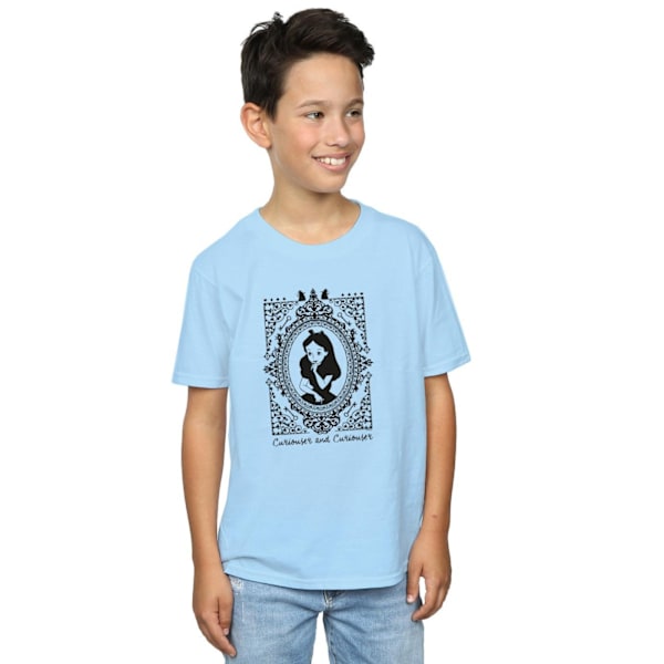 Disney Boys Alice In Wonderland Frame T-Shirt 7-8 år Baby Blå Baby Blue 7-8 Years