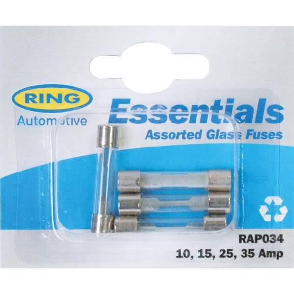 Ringglassäkringar (paket med 4) One Size Clear Clear One Size