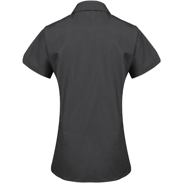 Premier Dam/Damer Supreme Heavy Poplin Kortärmad Arbetsskjorta Black 12