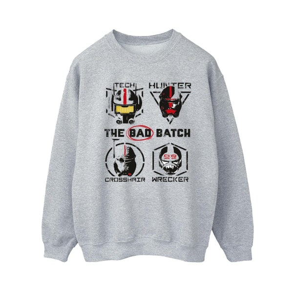 Star Wars: Bad Batch Womens/Ladies Clone Force 99 Sweatshirt L Sports Grey L