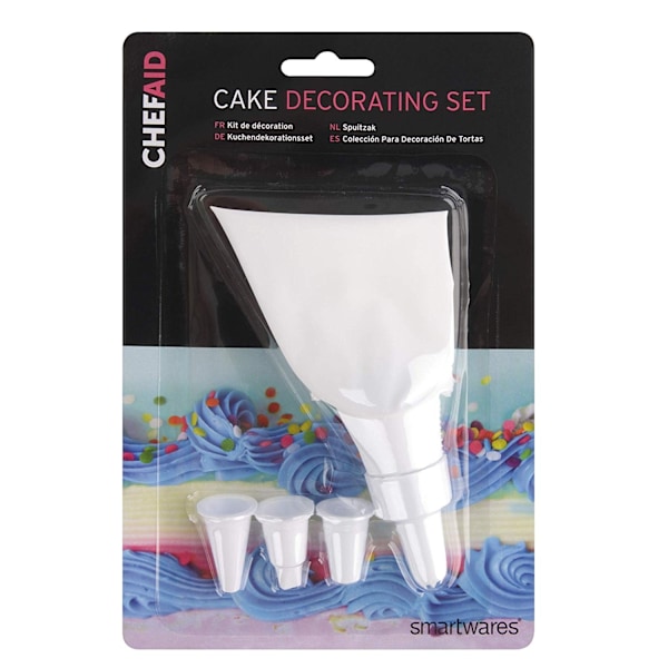 Chef Aid Cake Decorator Set One Size Vit White One Size