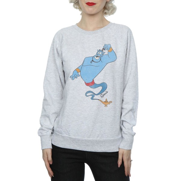 Aladdin Dam/Dam Klassisk Genie Heather Sweatshirt XXL Heat Heather Grey XXL