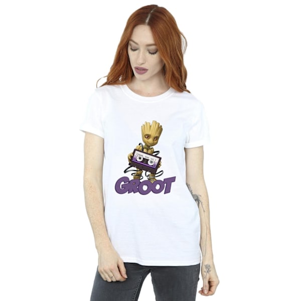 Guardians Of The Galaxy Dam/Damer Groot Kassett Bomull Pojkvän White XL