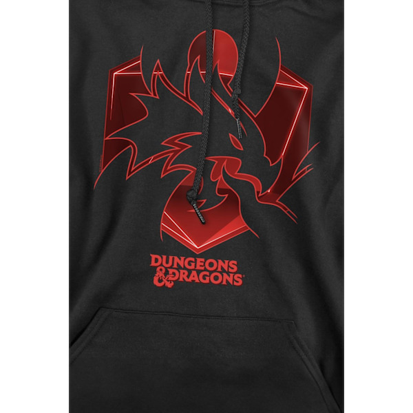Dungeons & Dragons Herr Ampersand Urring Hoodie M Svart Black M