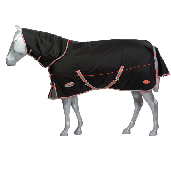 Weatherbeeta Comfitec Premier Therapy Tec Häst med avtagbar hals Black/Silver/Red 5´ 6