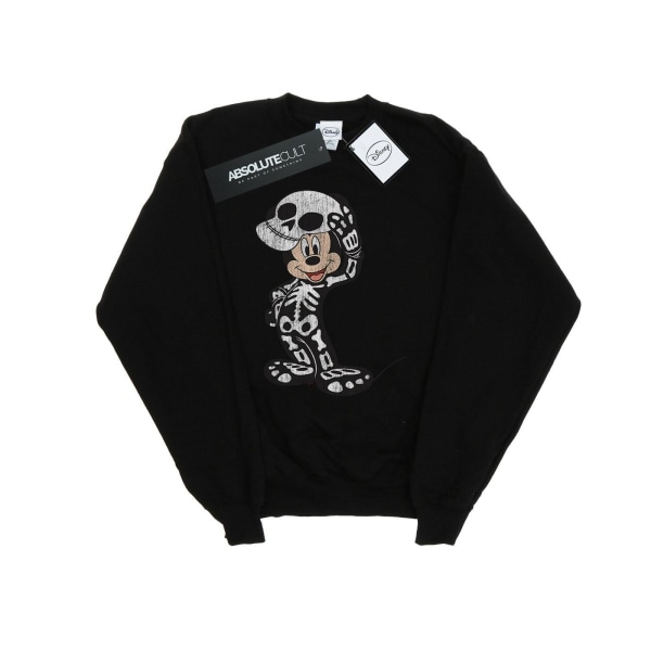 Disney herr Mickey Mouse skelettsweatshirt L svart Black L