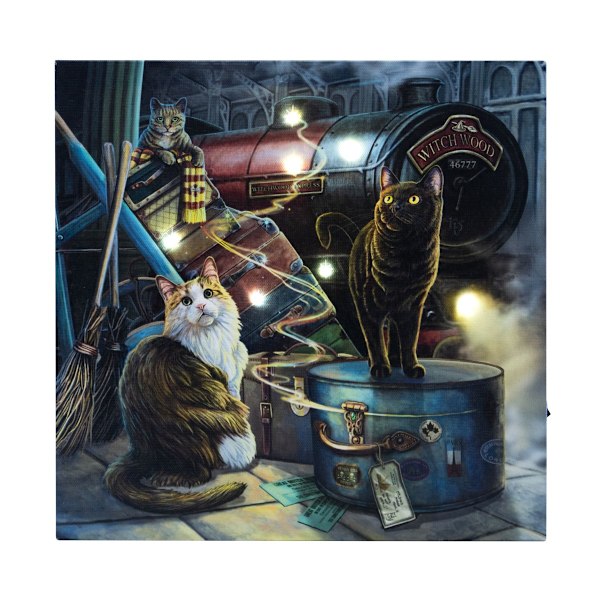 Lisa Parker Witchwood Express Canvas Light Up Plaque One Size M Multicoloured One Size