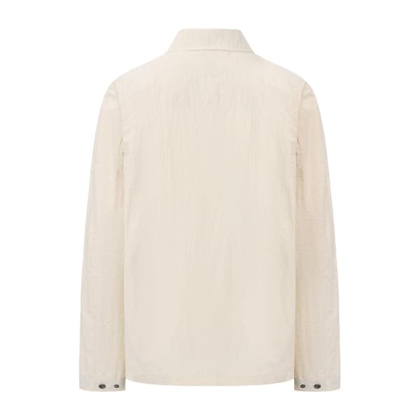 Pretty Green Herr Nylon Overshirt L Ecru Ecru L
