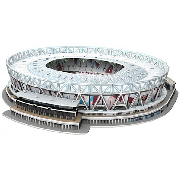 West Ham United FC Stadium 3D-pusselset En storlek Flerfärgad Multicoloured One Size