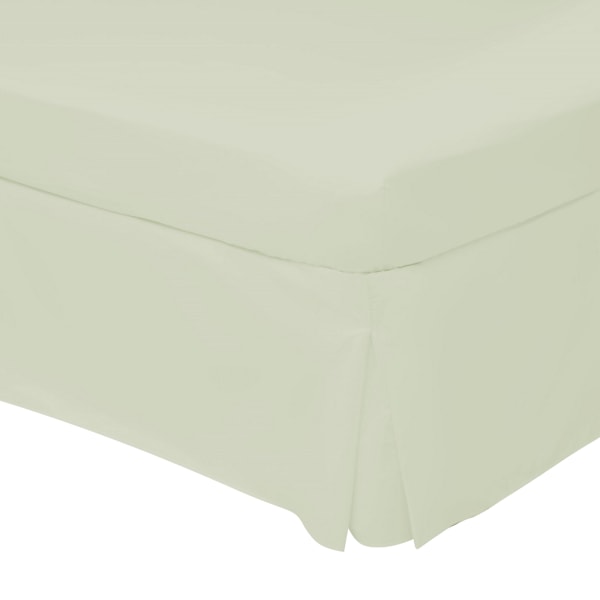 Belledorm Easycare Percale Platform Valance Single Green Apple Green Apple Single