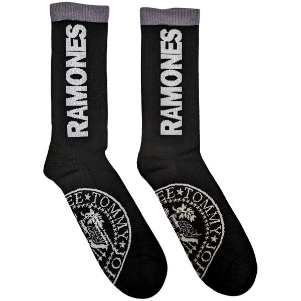 Ramones Unisex Adult Presidential Seal Socks 7 UK-11 UK Black Black 7 UK-11 UK
