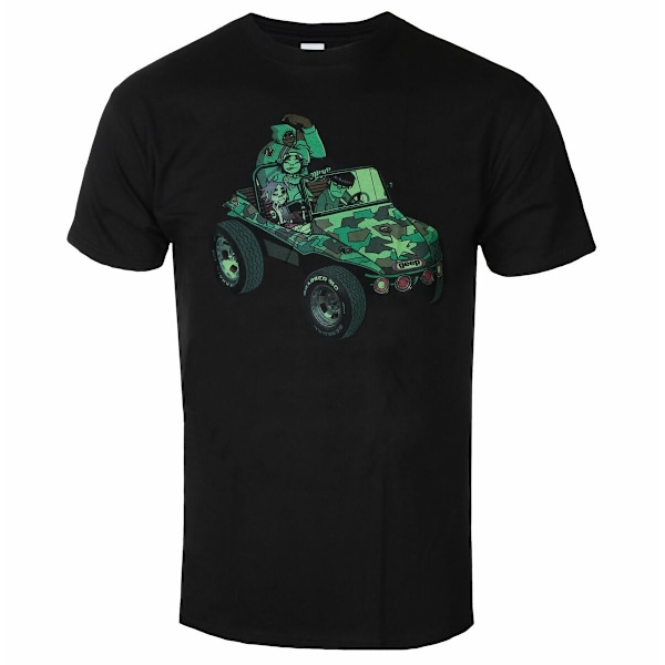 Gorillaz Unisex Adult Geep Group Bomull T-shirt M Svart Black M