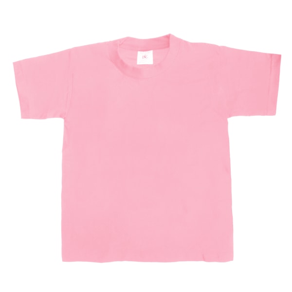 B&C Kids/Childrens Exact 190 kortärmad T-shirt (paket med 2) Pink Sixties 12-14
