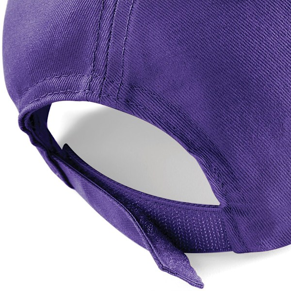 Beechfield Plain Unisex Junior Original 5 Panel Baseball Cap On Purple One Size