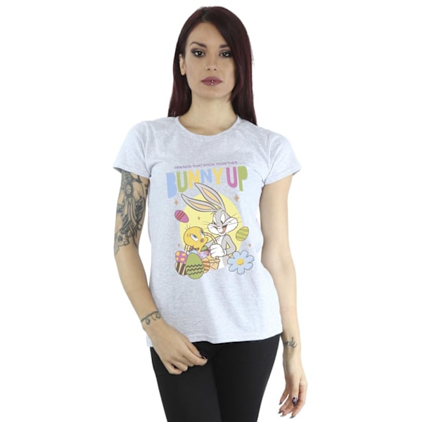 Looney Tunes Dam/Kvinnor Bunny Up Bomull T-shirt S Sports Grå Sports Grey S